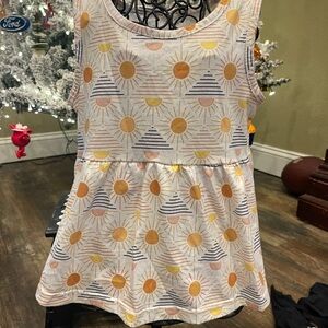 SHEIN Kids Sunburst Pattern Tank Top